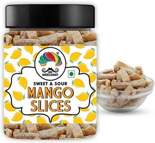 Mr. Merchant Mango slice (300 gm (Jar Pack )) Sweet Candy