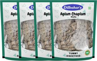 Dilbahar's Yummy Digestive Aplam Chaplam Khatta 100gm Pack of 4 Mango Candy