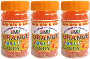 VTC Premium Orange Jelly Candy Orange Sugar Coated Jelly Toffee Orange Jelly Candy