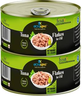 Octoking Tuna Flakes in Oil 185g x 2 Sea Foods