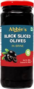Abbie's Black sliced olive 450g pack of 1 Authentic Taste in cooking , Snacking Olives