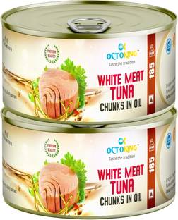 Octoking White Meat Tuna Chunks in Oil Sea Foods