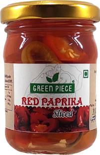 GREEN PIECE Red Paprika Sliced (120gm) Vegetables