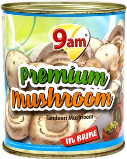 9am Premium Button Mushrooms, Ready to Cook, Fresh & Preservative Free Vegetables