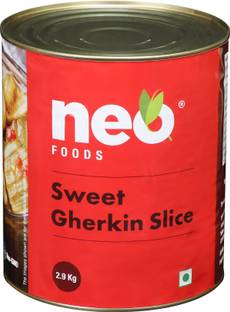 neo Sweet Gherkin Slice I Ready to Eat I Burger Chips I Vegetables