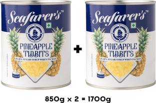 Seafarer's Pineapple Tidbits, 1700g (850g x 2) Fruits