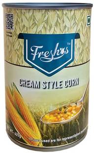 Freshos Creamed Corn | Sweet & Creamy, Perfect for Soups, Dips & Side Dishes Soup & Stock