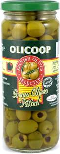 Olicoop Green Pitted Olive 450g(Spanish Olive) Olives