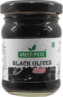 GREEN PIECE Black olives Sliced (120gm) Olives