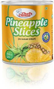 Chef's Choice Pineapple Slices, 850gram Ideal for Desserts, Salads & Snacks Fruits