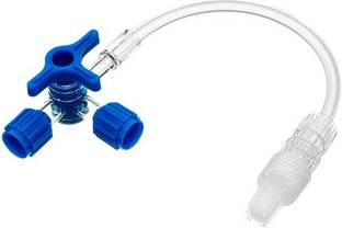SURUWAY PLUS 3 Way Stopcock With Extension Tube 10CM Intravenous  Cannula