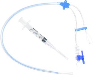 V SHAJAG HSG Disposable Set (7F) – 2.5ml Syringe, Catheter & Tube (1 Set) Intravenous  Cannula