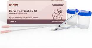 B-Arm Self Insemination Kit for Couples-17cm|Two Syringes, Catheters & Containers| Intravenous  Cannula