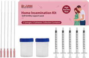 B-Arm Self Insemination Kit for Couples-17cm|Five Syringes, Catheters & 2 Containers| Intravenous  Cannula