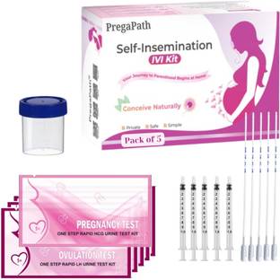 PregaPath Self Inseminate Conceive Kit, At-Home IVI-IUI, Medical-Grade, Safe-Natural-Easy Intravenous  Cannula