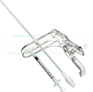 V SHAJAG IUI Cannula(17cm) Kit with Vaginal Speculum-Fertility with Precision Intravenous  Cannula