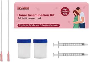 B-Arm Self Insemination Kit- Two Catheters, Syringes & Collection Containers Intravenous  Cannula