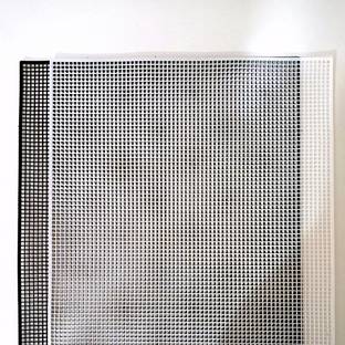 ADW CRAFT'S BLACK-6/WHITE-6 Acrylic Grain Stretched Stretched Canvas Board (Set of 12)