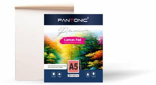 PANTONIC A/5 PROFESSIONAL CANVAS PAD Cotton Medium Grain Canvas Pad (Set of 10)