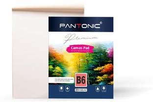 PANTONIC CANVAS PAD 5"X 7" 400GSM 10OZ PRIMED 10SHEETS Cotton Medium Grain Canvas Pad (Set of 1)
