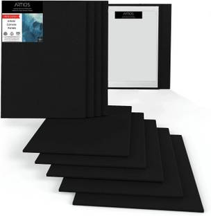 ARTIOS Artist Quality Canvas Board, Canvas Board 6x8 100% Cotton Acid Free Primed Canvas Board (Set of 4)