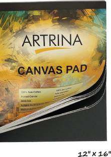 Eascan Art 12 x 16 Cotton Medium Grain Canvas Pad (Set of 1)
