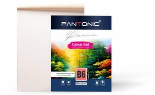 PANTONIC CANVAS PAD 5"X 7" 400GSM 10OZ PRIMED 10SHEETS Cotton Medium Grain Canvas Pad (Set of 1)