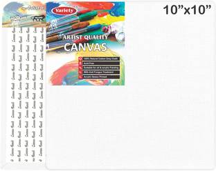 VARIETY 10 X 10 CANVAS BOARD Cotton Medium Grain Board Canvas (Set of 1)