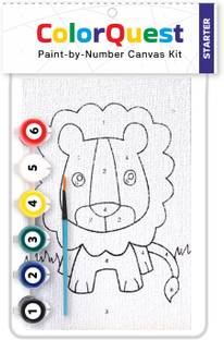 ARTIGGLE Starter Canvas Painting kit, Canvas Board 4'*6' Pack of2 ,Paint by Numbers Cloth Extra Fine Grain Board Canvas (Set of 2)