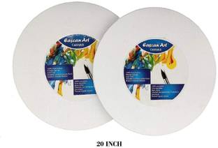 Eascan Art 20 Cotton Medium Grain Pre Stretched Canvas (Set of 2)