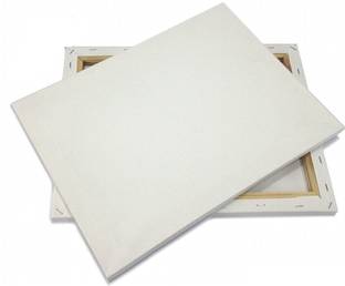 Eascan Art 12" x 18" Cotton Medium Grain Pre Stretched Canvas (Set of 1)