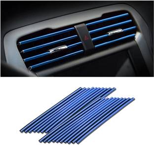 GAPVELU Car Air Conditioner Decoration Strip Set Of 10 Car Air Vent Trim