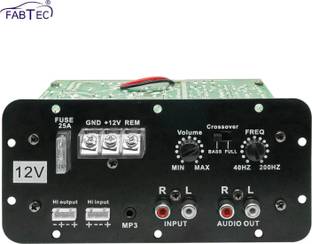 FABTEC Basstube, Subwoofer Slayer, Pure Bass, ThumpMaster Mono Bass Amp (120W, 12V DC) Mono Class AB Car Amplifier
