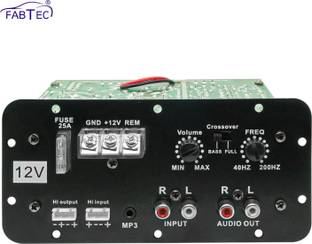 FABTEC Car Basstube Subwoofer Slayer ThumpMaster Pure Bass 120W (12V DC) Mono Class AB Car Amplifier