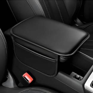Luxafare Car Armrest Cushion Pad Soft PU Centre Armrest for Car Console Car Armrest Pad Cushion