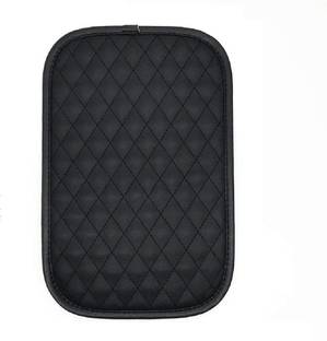 Edylin Car Center Pad , Universal Fit For Car Waterproof Armrest Seat Pad 7D (Black) Car Armrest Cover