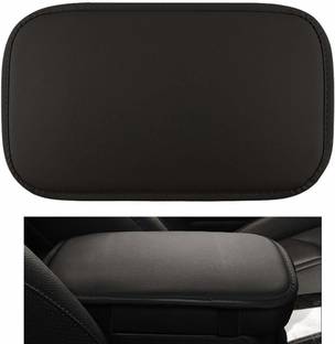 Auto Oprema Leather Center Console Cushion Pad, Armrest Black -1 Seat Box Cover Fit for Cars Car Armrest Pad Cushion