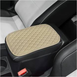 Auto Oprema Car Center Pad , Universal Fit For Car Waterproof Armrest Seat Pad 7D (Beige) Car Armrest Pad Cushion