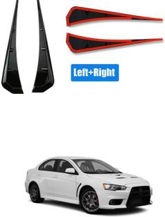 XZRTZ Side Fender Trim, Pair Universal Side Fender Vent Cover PU Rubber Glossy 62 Car Beading Roll For Bumper