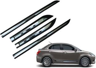 CARXTREME Swift Dzire Side Beading Chrome Black For All Models Car Beading Roll For Door