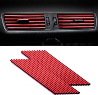 WEMOL 10 pcs Car Air Conditioner Decoration Strip Car Beading Roll For Window Sill