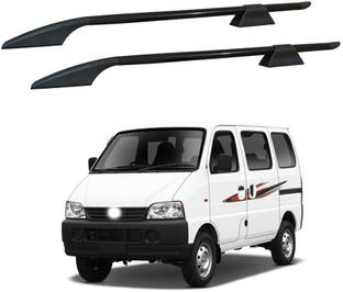 Shopone Car Stylish Roof Rails (Drill Free) in Rocket Curve Design in Black Colour_36 Car Beading Roll For Hood