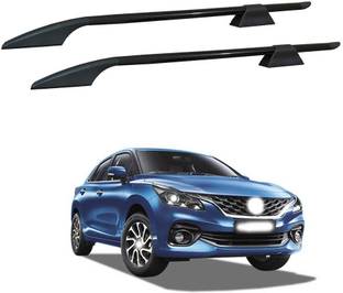 Shopone Car Stylish Roof Rails (Drill Free) in Rocket Curve Design in Black Colour_20 Car Beading Roll For Hood