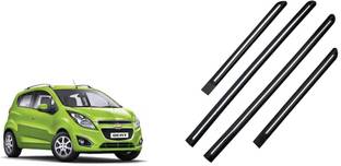 TECHMOZ CHEVROLET BEAT DOOR SIDE BEADING CHROME LINE SET OF 4 Car Beading Roll For Door