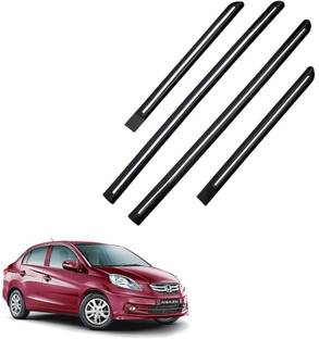 TECHMOZ HONDA AMAZE 2013-2017 DOOR SIDE BEADING CHROME LINE SET OF 4 Car Beading Roll For Door