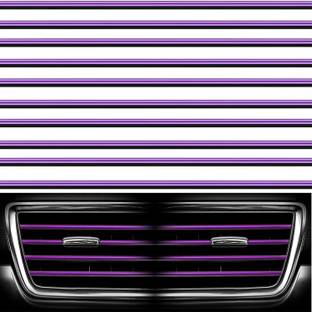 WEMOL Purple Car Vent Outlet Trim Strip Chrome PVC Car Air Conditioner Vent Strip Car Beading Roll For Window