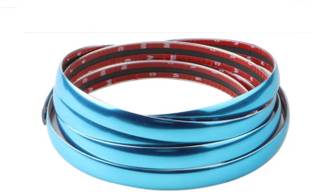 BHOOLU&GOOLU Self Adhesive Chrome Strip Car Styling Decorative Roll - (1.5Cm*3M)- 1 Roll/Pack Car Beading Roll For Bumper, Window Sill, Door, Bonnet, Boot Lid