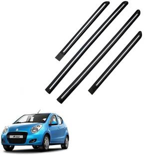 TECHMOZ MARUTI A-STAR DOOR SIDE BEADING CHROME LINE SET OF 4 Car Beading Roll For Door