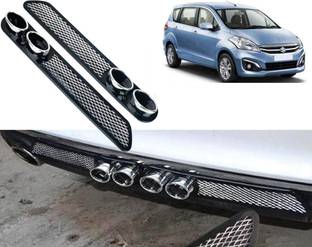 Selifaur Car Rear Dual Tip Bumper Lip Diffuser For_ Ertiga Type-2 Car Beading Roll For Bumper