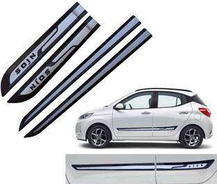 Kunj Autotech Car Door Side Beading Moulding for Hyundai NIOS Set of 4 Pieces Car Beading Roll For Door